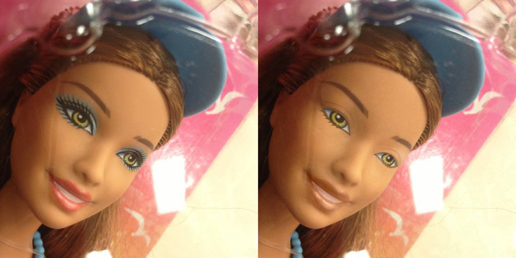 make up natural barbie