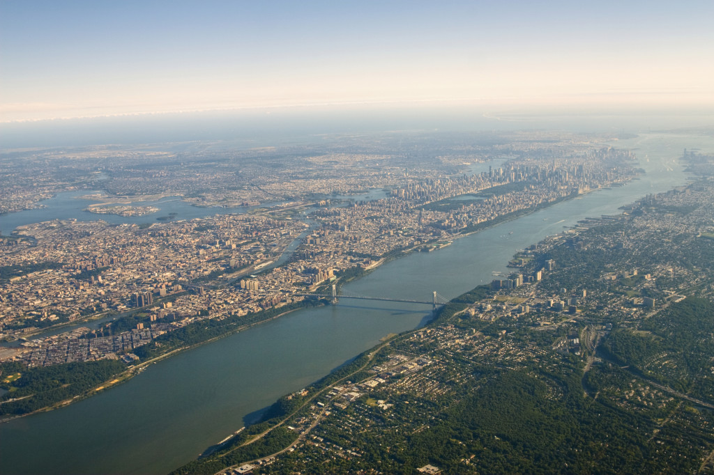 Aerial of New York City